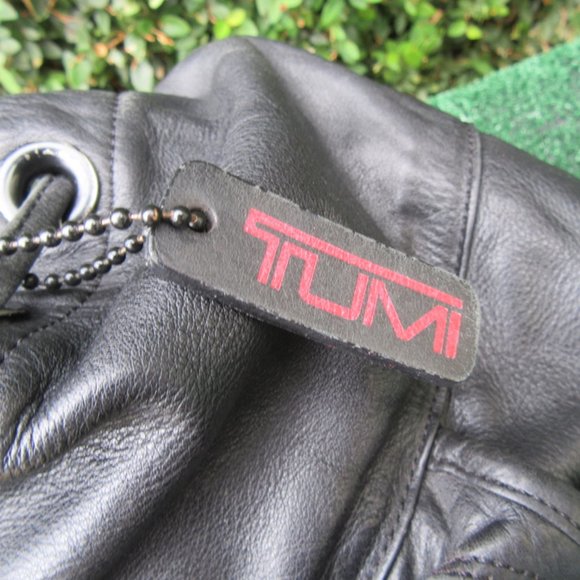 Tumi Black Genuine Leather Mini Backpack main image 7